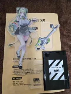 NIKKE 韓国限定 デザート39 コラボ ソーダ アクスタ カード セット NIKKE 勝利の女神 デザート39 コラボ ソーダ アクスタ カード