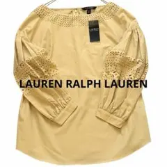 【新品タグ付】定価２万LAUREN RALPH LAURENカットワークブラウス