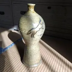 壺屋焼 宮城須美子さん作 魚紋のカラカラ 徳利 - メルカリ