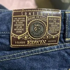 EDWIN SOMETHING 日本製クラシックデニム