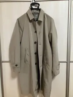 ナノユニバース　ステンカラーコート　ベージュ