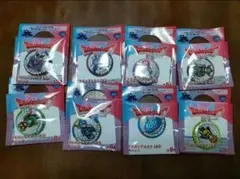 ローソンストア100　ドラゴンクエスト　Ⅰ＆Ⅱ　缶バッジ　8個セット