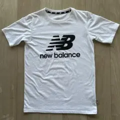 new balance ホワイト Tシャツ　160