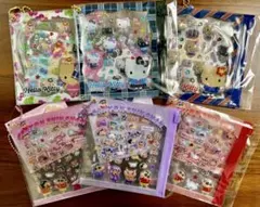 【定価以下】ハローキティ クレヨンしんちゃん デコパーツシール 6点セット