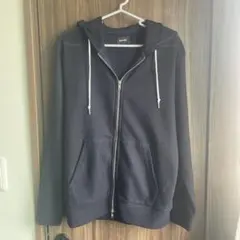 BEAMS ダークネイビー フルジップパーカー M