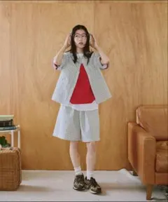 SHINZONE SUMMER GABARDINE HALF PANTS 34 - メルカリ