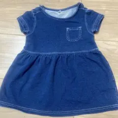 無印　デニム　チュニック