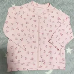 UNIQLO ユニクロ ベビー エアリズム パーカー 80cm チェリー柄のサムネイル