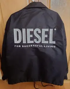 DIESEL ロゴプリントデザイン ナイロンコーチジャケット Mサイズ