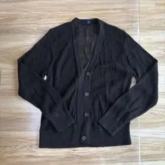 UNIQLO キッズ メッシュカーディガン ブラック 160 レディースにも