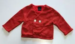 FITH (フィス) コットン(内側フリース)ジャケット ベビーサイズM　赤