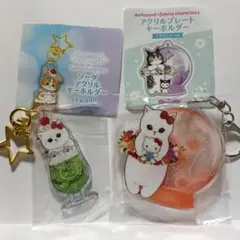 モフサンド　アクリルプレートキーホルダー　ソーダアクリルキーホルダー　ガチャ