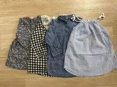 H&M ワンピース4点セット（80〜92cm）