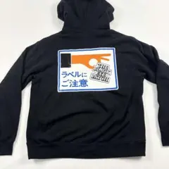 THE BLACK EYE PATCH パーカー ラベルに注意 バックロゴ