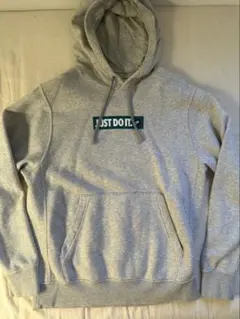 グレー フード付きパーカー NIKE JUST DO IT.