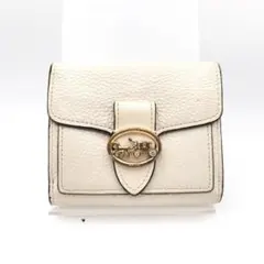 コーチ　折財布　財布　ウォレット　シグネチャー　ホワイト