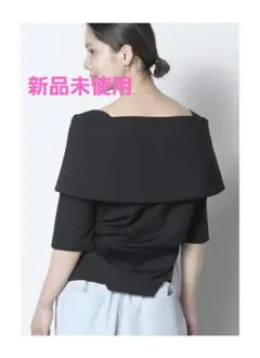 【新品未使用】meri ミーリー オフショルダー カットソー トップス 大人女子