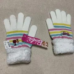 バービー 手袋 白 ピンク 水色 黄色のサムネイル