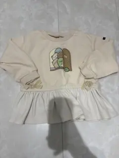 プティマイン　すみっコぐらし　トレーナー　ペプラム　110