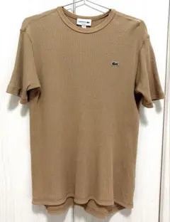 LACOSTE ラコステ ワッフル Tシャツ ベージュ FR4