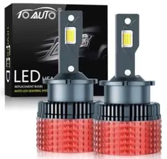 D4S LEDヘッドライト 6000k 50000lm 150wのサムネイル