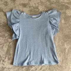 【美品】ZARA トップス　半袖トップス　フリルトップス