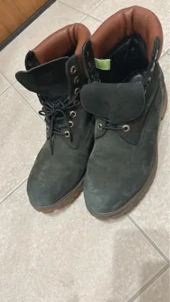 Timberland × Woolrich レースアップブーツ黒 10W - メルカリ