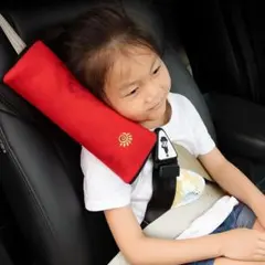 シートベルト 枕 カバー キッズ 子供 ドライブ 2点セット