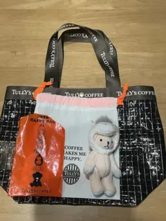 タリーズコーヒー　﻿ハッピーバッグ　2026干支ミニテディ　バッグ　巾着