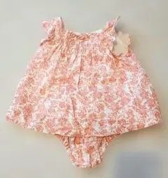 【美品】Zara Mini フラワープリントロンパース 60cm
