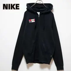 NIKE ナイキ パッチワーク スウェット ロゴ ジップアップ パーカー