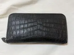 定価‼️18万円ほど、FUNNY ポロサスクロコダイル ラウンドファスナー