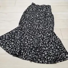 春服　レオパード　ヒョウ柄　マーメイドスカート　AZUL