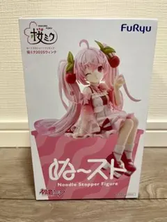 ぬーどるストッパー　桜ミク2025ウインク　フィギュア　ぬーすと