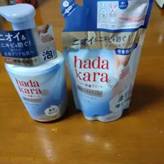 hadakara 薬用デオドラント ボディソープ 本体＋詰替のサムネイル