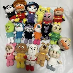 アンパンマン プリちぃビーンズ ぬいぐるみ まとめ売り 18体セット