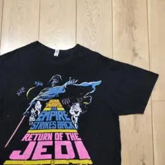 と*ー様 US古着Tシャツ スターウォーズ STARWARS ブラック 黒 M