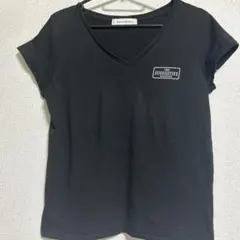 AZUL BY MOUSSY Vネック Tシャツ ブラック
