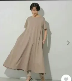 新品❤️アメリカンホリック❤️フレアワンピース❤️グレイッシュベージュＭ