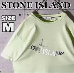 ストーンアイランド ☆ 真贋鑑定済 センターロゴ Tシャツ ライムグリーンMのサムネイル