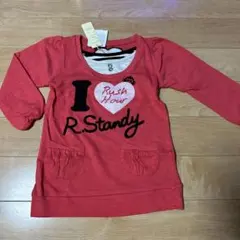 新品Rush Hourレトロガーリー　おさるさんプリントチュニックワンピ110