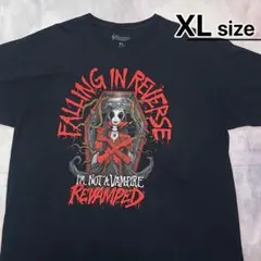 Falling in Reverse　Tシャツ　XL　ブラック　バンド　古着