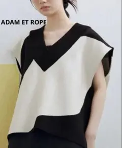 ADAM ET ROPÉ FEMME ニットベストプルオーバー2way