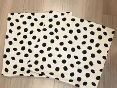 IKEA ドット柄 クッションカバー 2枚セット