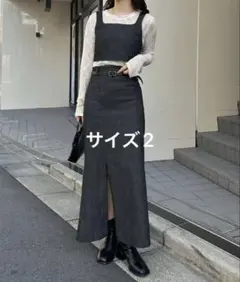 mystic デニムビスチェセットアップ