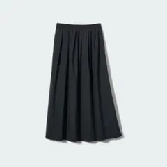 UNIQLO ユニクロ　ボリュームロングスカート　黒　ウエスト63-69　M