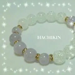 【送料込】ラベンダーアメジスト☆ブレスレット