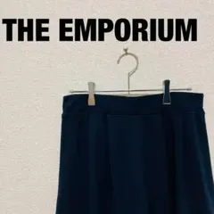 THE EMPORIUM フレア スカート ネイビー M