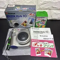 FUJIFILM instax mini 10 チェキ 本体＋フィルム20枚