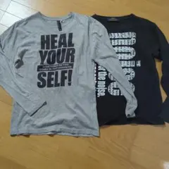 メンズ長袖Tシャツ Mサイズ 2枚セットUSEDのサムネイル